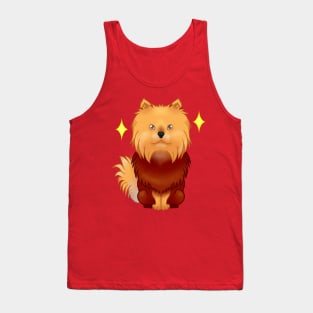 Red pomeranian Tank Top